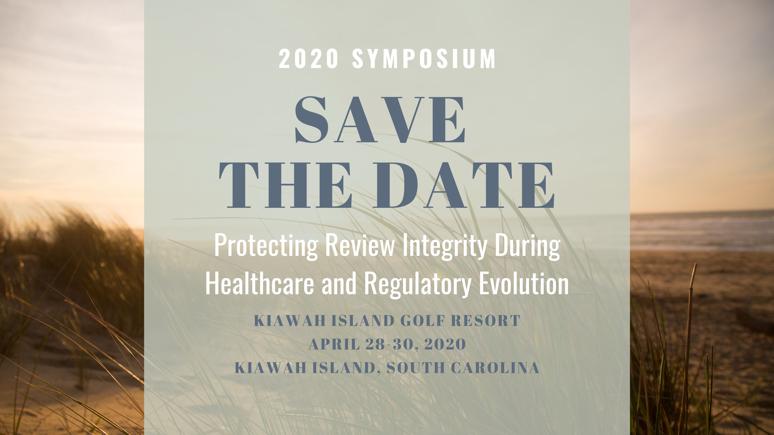 2020 Symposium save-the-date